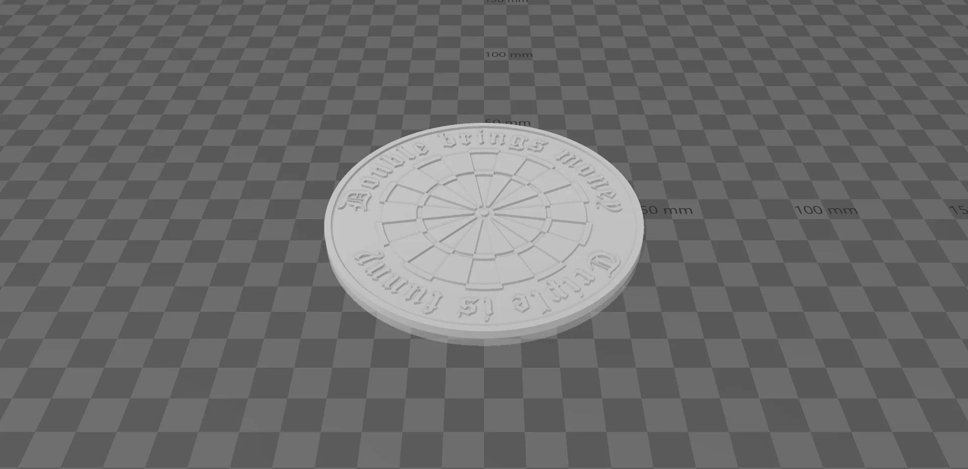 Untersetzer Dart Render